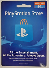 Sony US Playstation Network Playstation Store PSN USD 50 Dollar Code PS5 PS4