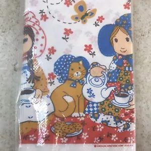 Vintage Holly Hobbie 96"x54" Tablecover Tablecloth American Greetings Sealed NOS - Picture 1 of 16