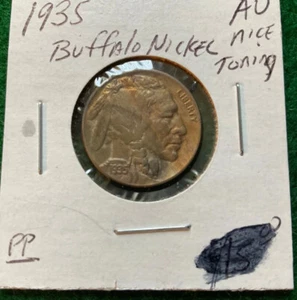 Buffalo Nickel 1935, buen tono - T28 - Imagen 1 de 2