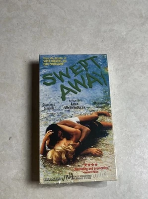 Swept Away (VHS) Giancarlo Giannini - Mariangela Melato Promo Copy - Image 1 of 4