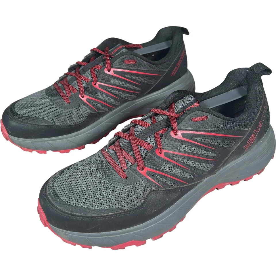 Karrimor Caracal TR 19 Trail Running Zapatos Negro Gris Rojo Para hombres UK 11 EU46 US 12 Foto 1 de 4
