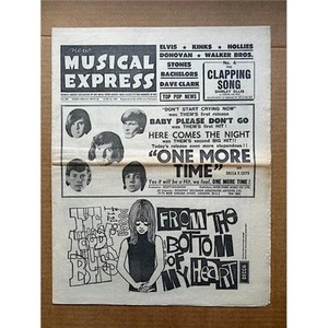 VARIOUS 1965 NME MAGAZINE JUNE 11 1965 - Them/moody blues cover adverts +beatles - Picture 1 of 1