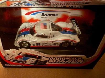 Carro de corrida 1:64 DIECAST Brumos Porsche Grand Am Barbosa/França por GreenLight - Imagem 1 de 4