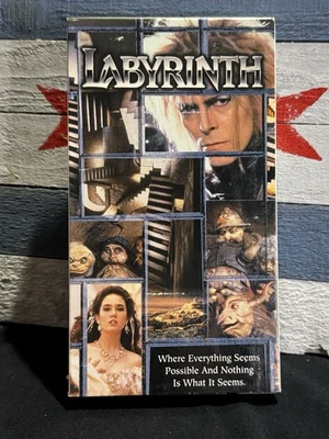 Labyrinth 1986 VHS 1999 Fantasy Adventure David Bowie & Jennifer Connelly - Image 1 of 4