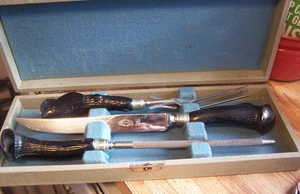 Juego de talla vintage de 3 piezas Royal Brand asas de baquelita Sheffield - Imagen 1 de 4