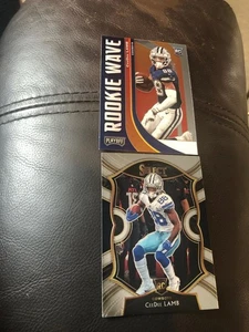 CEEDEE LAMB WR COWBOYS 2 R/C LOT 2020 PLAYOFF ROOKIE WAVE & 2020 SELECT - Picture 1 of 2