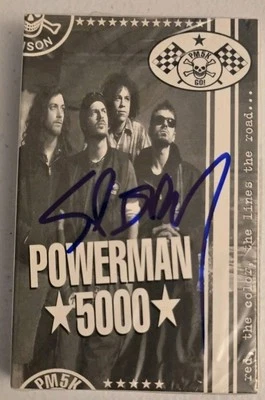 Powerman 5000 Signed Spider One Sealed Car Crash Promo Cassette Single 1996 Rare - Image 1 of 4