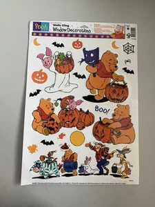Winnie The Pooh Halloween Static Cling Vintage Window Clings - Picture 1 of 8