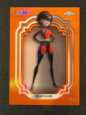 Elastigirl 2024 Topps Cromo Disney Naranja Refractor/25 Increíbles 96 Foto 1 de 2