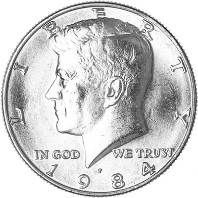 1984 P Kennedy Clad Half Dollar Uncirculated Coin - Image 1 of 4