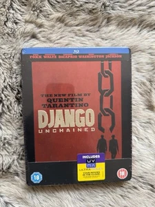 Django Unchained - *New & Sealed* Zavvi Exclusive UK Blu Ray Steelbook – Rare - Picture 1 of 2
