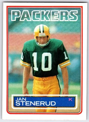 1983 Topps #85 - Jan Stenerud Green Bay Packers (NM) *HGCARDS* - Image 1 of 2