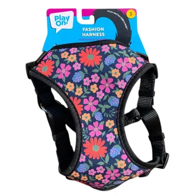 Arnés para perros | NUEVO CON ETIQUETAS | FLORAL | Talla pequeña | ¡JUEGA! Foto 1 de 4