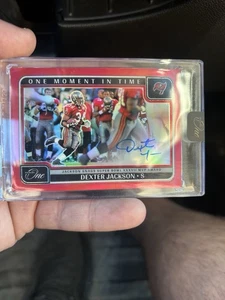 2024 Panini One Dexter Jackson One Moment In Time Auto Red /60 - Picture 1 of 3