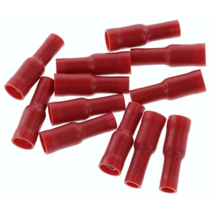 NARVA 56050BL CRIMP TERMINALS FEMALE BULLET INSULATED RED 2.5 - 3mm WIRE 4mm TAB - Picture 1 of 5