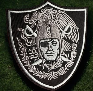 π₯4β PREMIUM Oakland Las Vegas Raiders Patch Mexico Mexican Flag Iron On Embroid - Picture 1 of 6