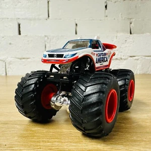 Captain America Character Car Monster Jam Mania Truck 1:64 - Picture 1 of 15