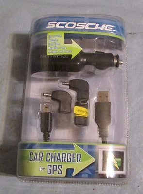  BRAND NEW!!  Scosche USB Car Charger for GPS Model 3909 Garmin,TomTom,Sony - Image 1 of 3