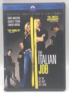 The Italian Job (Full Screen Edition) DVD Mark Wahlberg Charlize Theron - Imagen 1 de 3