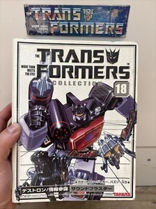 Transformers Takara 2005 Soundblast Soundwave G1 Reissue Collection 18 Complete - Picture 1 of 18