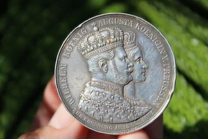 Deutsche Staaten Preußen Krönung Silbermedaille, 1861 - Bild 1 von 11