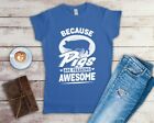 Because Pigs Are Freaking Awesome Ladies Fitted T Shirt Sizes Small-2XL