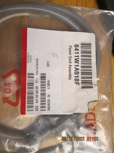 6411W1A018F L.G./Kenmore moicrowave power cord NEW - Picture 1 of 8