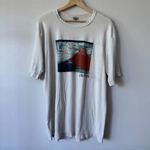 Camiseta De Colección Para Hombres XL Japón Monte Fuji Hokusai Hiroshige Impresión Artística Puntada Única Años 80 90 - Imagen 1 de 9