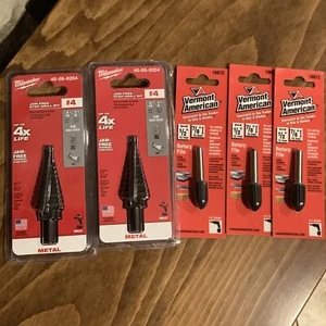 Milwaukee 48-89-9204 3/16"-7/8" Step Drill Bit (BRAND NEW) 48-89-9204 lot of 2 - Picture 1 of 1