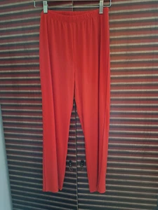 Fliessende 7/8-Hose von In-Print, feuerrot, weiter Schnitt - Gr. S - NEU - Bild 1 von 4