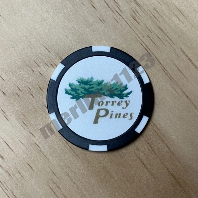Torrey Pines Golf Course - Poker Chip Golf Ball Marker Club