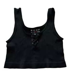 poof new york cropped tank - Picture 1 of 3