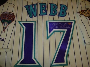 BRANDON WEBB signed 2006 CY Young JERSEY /10 autographed Arizona Diamondbacks KY - Picture 1 of 8