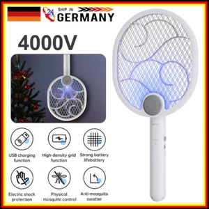 Elektrische Fliegenklatsche Insektenvernichter Mückenklatsche Elektro Klatsche - Bild 1 von 15