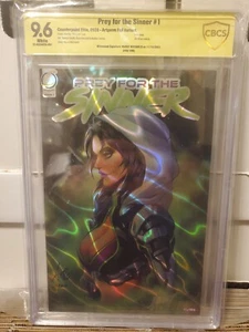 Prey For The Sinner #1 Artgerm Foil Variante 45/100 CBCS 9.6 Firmado por Marat... - Imagen 1 de 1