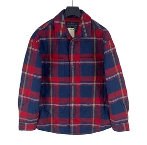 Levi's Camisa Chaqueta Overshirt De Cuadros Azul Oscuro Para Hombre Talla M - Imagen 1 de 12