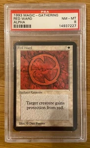 MTG Alpha LEA Red Ward PSA8 - Bild 1 von 2
