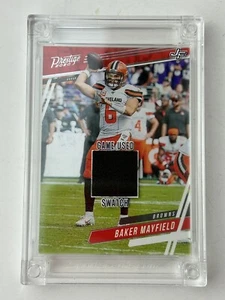2022 Jersey Fusion Baker Mayfield Cleveland Browns Game Used Swatch - Picture 1 of 2