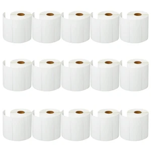 15ROLLS Direct Thermal 750 Address Labels/Roll 4"X2" For Zebra LP-2844 GC420T - Picture 1 of 24