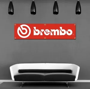 Bandiera Brembo bandiera officina nuovo - Foto 1 di 7