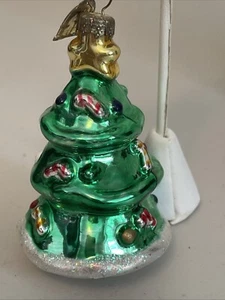 Thomas Pacconi Classics Hand Blown Glass Christmas Ornament Christmas Tree  2002 - Picture 1 of 9