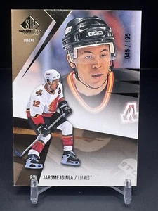 2023-24 SP Game Used - Jarome Iginla #179 - Gold Legends /195 - Flames - Picture 1 of 2
