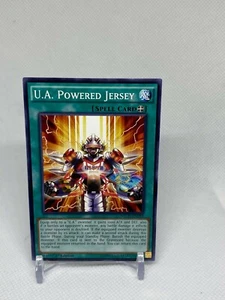 YU-GI-OH: U.A. POWERED JERSEY - NECH-EN089 - 1st EDITION - Picture 1 of 2