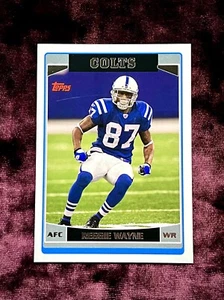 Reggie Wayne 2006 Topps #40 MINT Indy Colts NFL HOF Jersey Canes Legends AR-15💙 - Picture 1 of 2