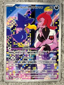 Pokémon TCG Team Rocket’s Murkrow 200/182 Destined Rivals Illustration Rare NM - Picture 1 of 2