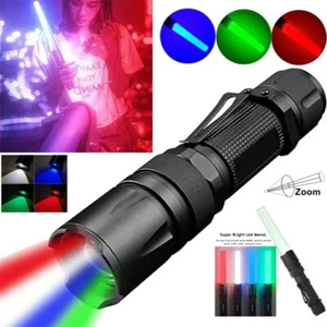 Linterna 4 en 1 Multicolor LED Zoom Exterior Caza Fotográfica Selfie Totch - Imagen 1 de 18