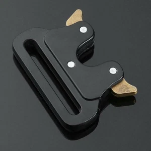 38/45mm Optional Durable Quick Side Release Metal Strap Buckle Black New - Picture 1 of 20