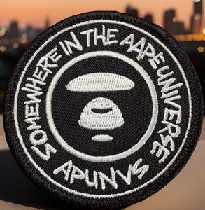 🔥RAR Somewhere In The AAPE Universe APUNVS Bathing Ape Milo Bügelbild Patch BAPE - Bild 1 von 5