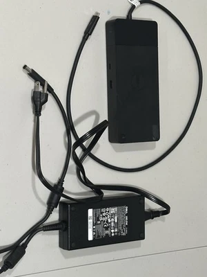 Estación de acoplamiento Dell WD22TB4 Thunderbolt 4 con adaptador de 180 W negra Foto 1 de 4