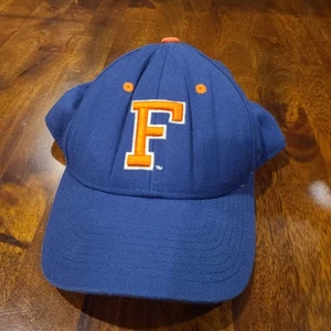 Florida Gators Hat Baseball Cap 7 3/8 Zephyr Blue F Logo Football - Picture 1 of 6